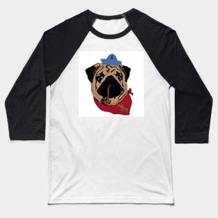 Sailor pug Baseball T-Shirt